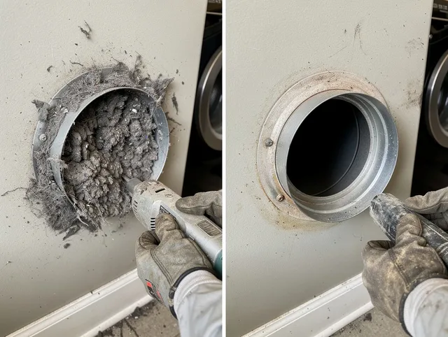Professional clogged vent cleaning by Acushnet Dryer Vent Cleaning in Acushnet