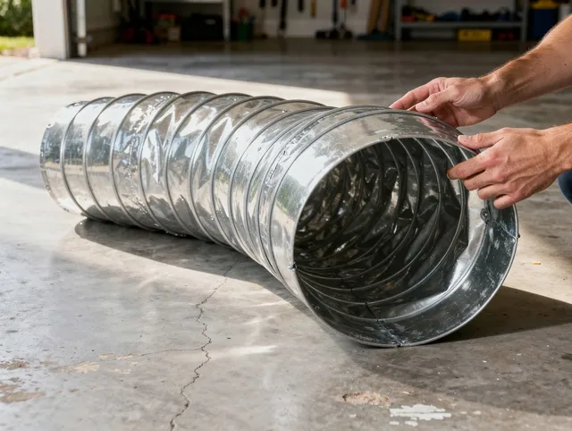 Acushnet Dryer Vent Cleaning specialist using advanced equipment for thorough duct cleaning in Acushnet