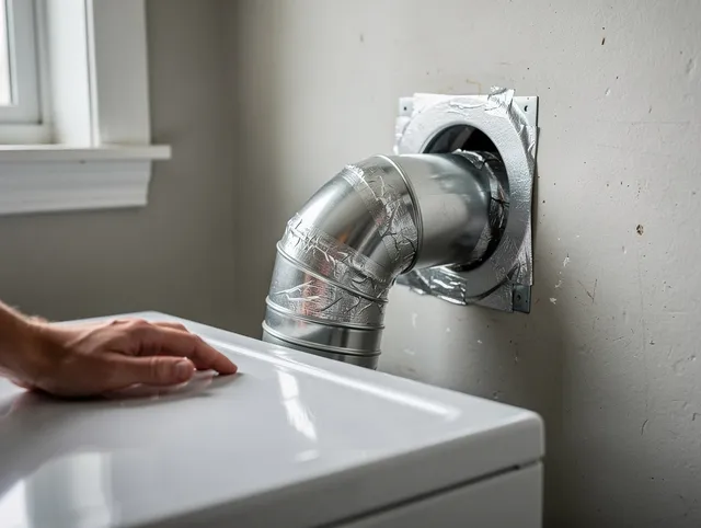 Acushnet Dryer Vent Cleaning expert performing professional dryer vent repair and installation in Acushnet