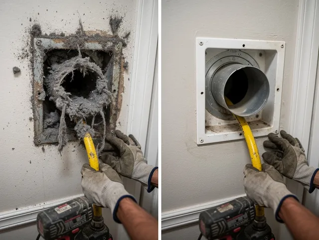 Expert gas dryer vent cleaning by Acushnet Dryer Vent Cleaning in Acushnet